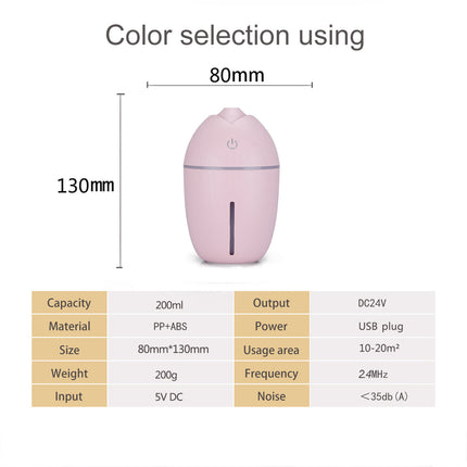 Mini humidificador ultrasónico USB para casa u oficina