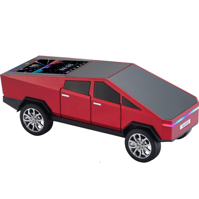 Parlante Bluetooth WS-580 con Forma de Cybertruck y Luces LED