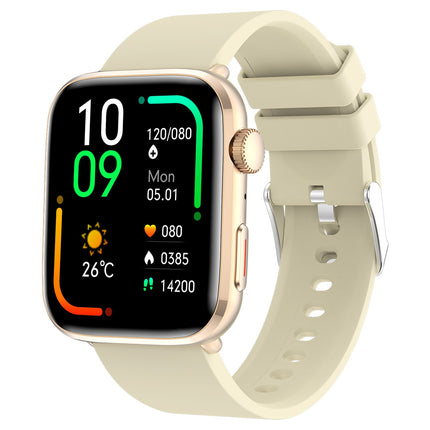 Reloj inteligente T92 con pantalla TFT y correa de silicona