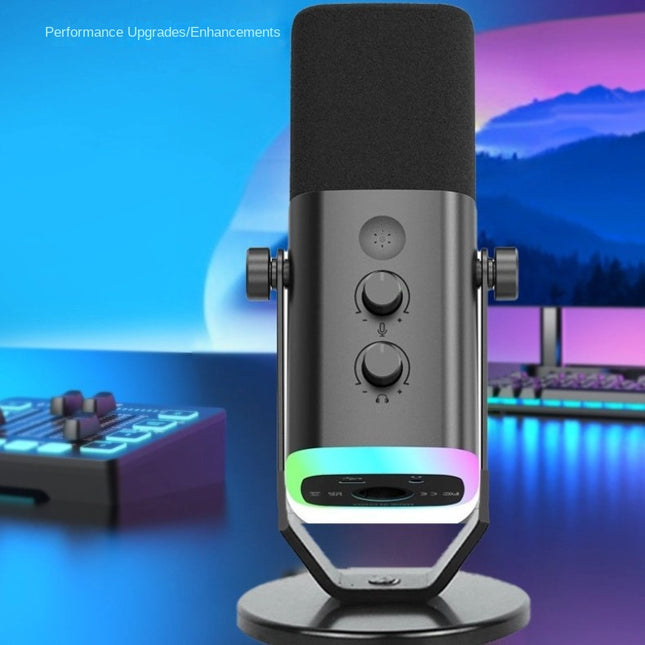 Micrófono Condensador AM8 para Streaming, Karaoke y Gaming