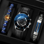Black Blue Needle Bracelet Set