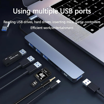 Hub USB 3.0 multipuerto para computadora