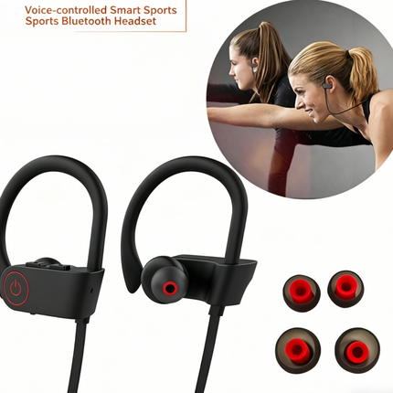 Audífonos deportivos Bluetooth estéreo para colocar sobre las orejas