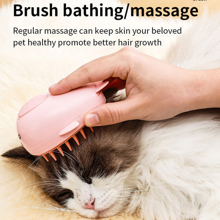 Cepillo Vaporizador Recargable para Gatos y Mascotas