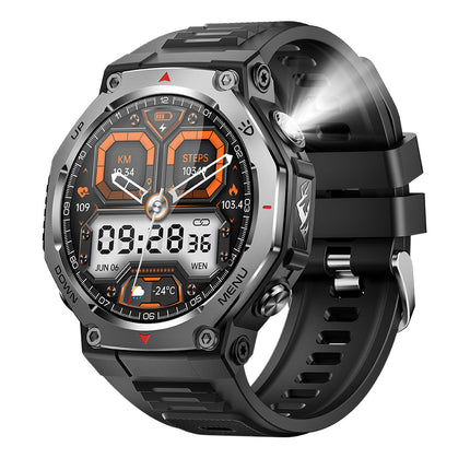 Reloj inteligente KT85 con llamadas Bluetooth y linterna
