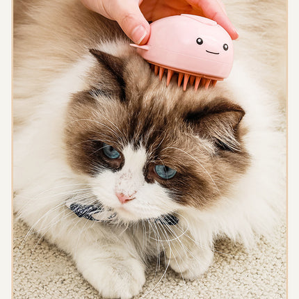 Cepillo Vaporizador Recargable para Gatos y Mascotas