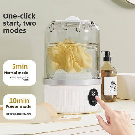 Mini Lavadora Portátil Inalámbrica para Ropa Pequeña