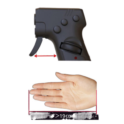 Mouse Gamer Estilo Pistola con Empuñadura Vertical y Gatillo