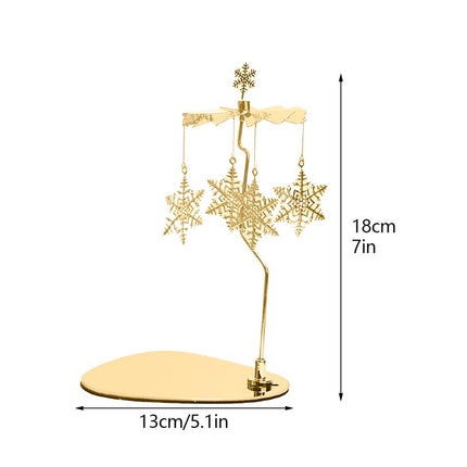 Carrusel giratorio decorativo para vela con movimiento térmico