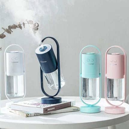 Mini humidificador USB con luz nocturna de colores