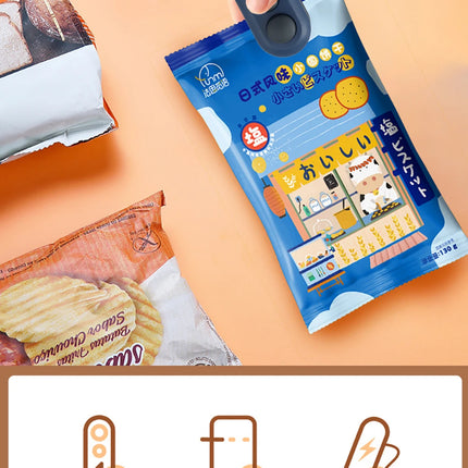 Mini Selladora Térmica Portátil para Bolsas de Alimentos