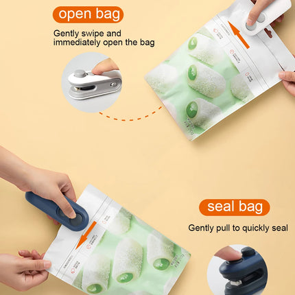 Mini Selladora Térmica Portátil para Bolsas de Alimentos