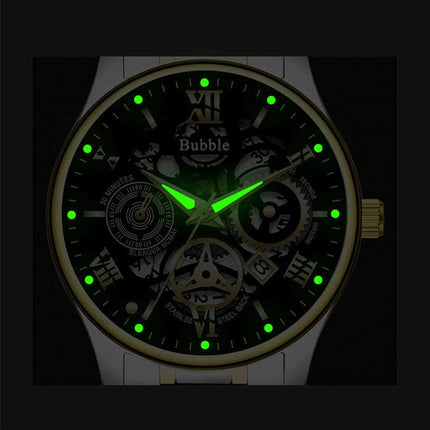 Reloj de Cuarzo para Hombre UTHAI con Correa de Acero