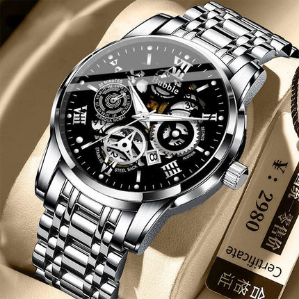 Reloj de Cuarzo para Hombre UTHAI con Correa de Acero