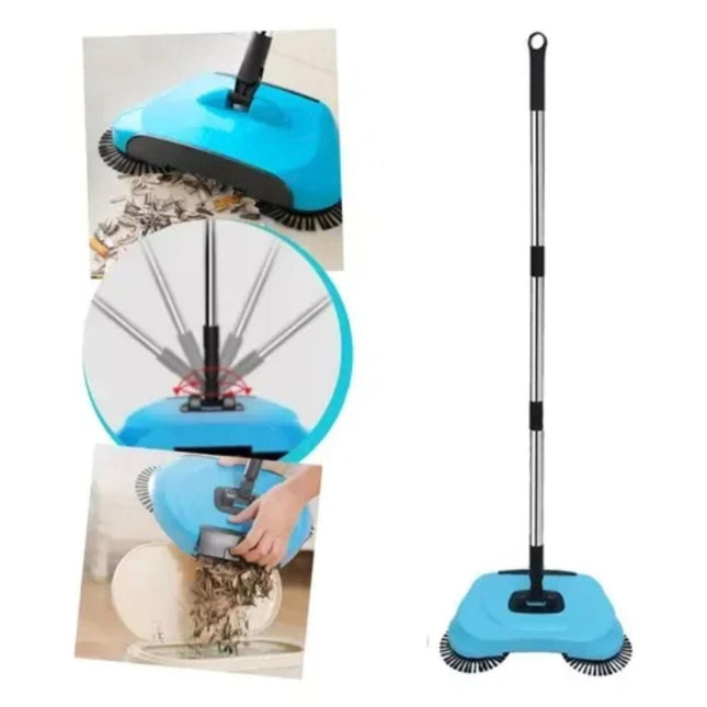 🧹 Escoba Mágica Manual 2 en 1 – Barre y Recoge sin Electricidad